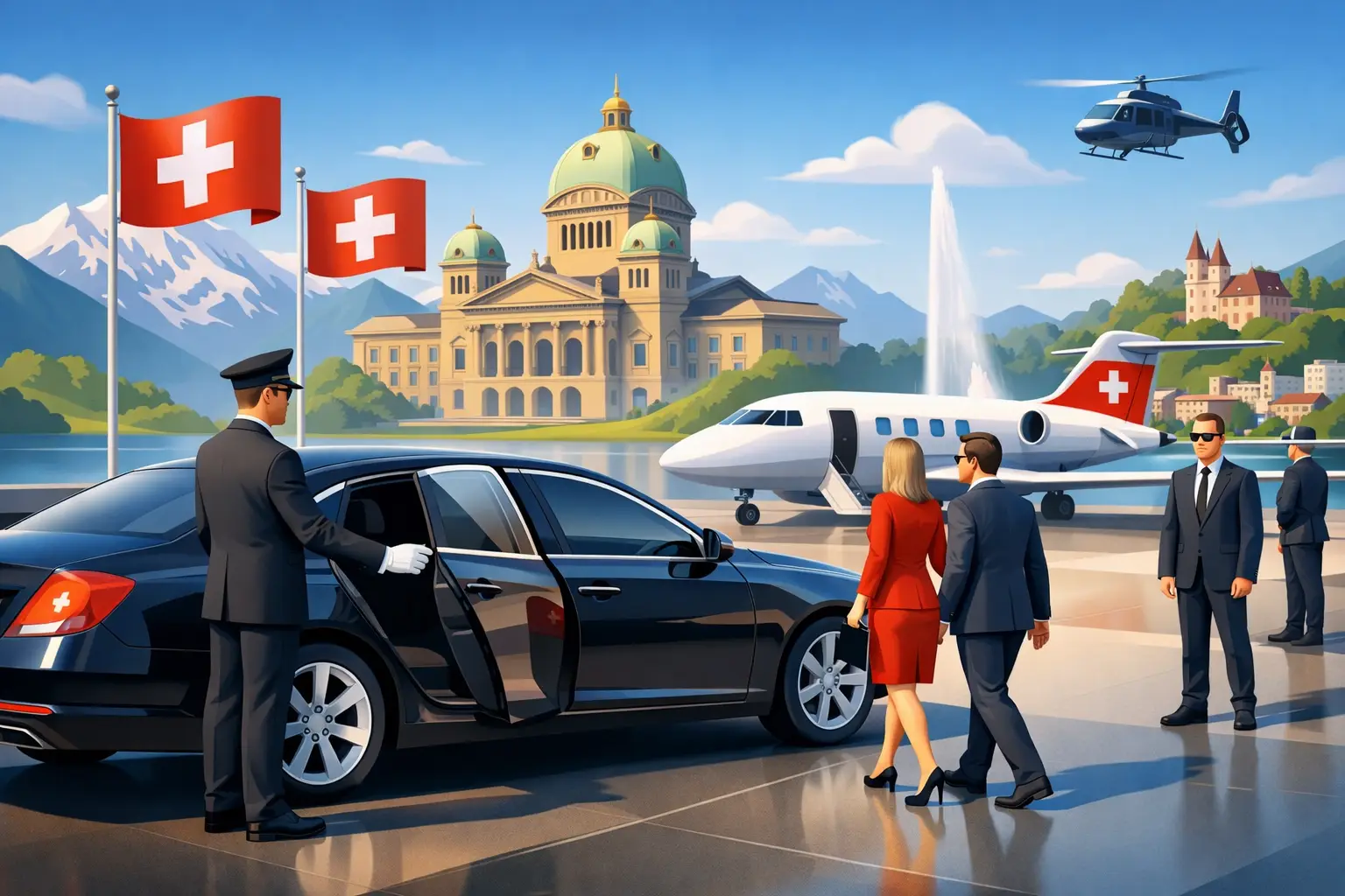 Chauffeur for Diplomatic Visits in Switzerland