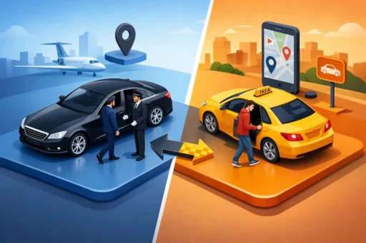 Chauffeur Service vs Taxi: What Changes?