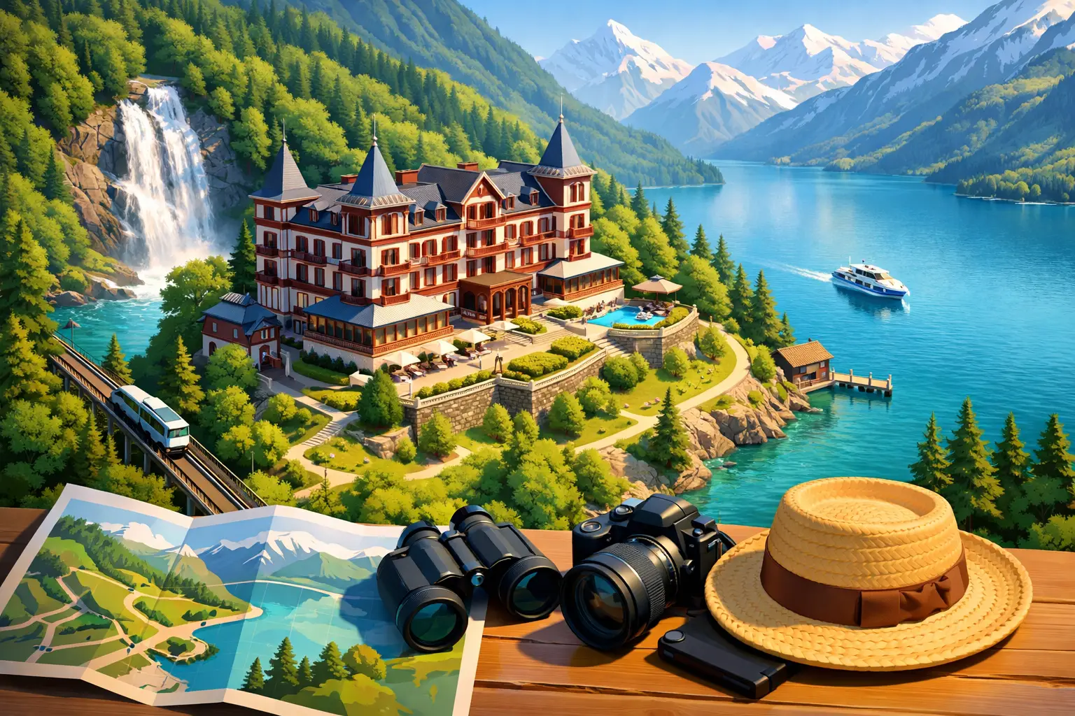 Grand Hotel Giessbach Discovery Tour Guide