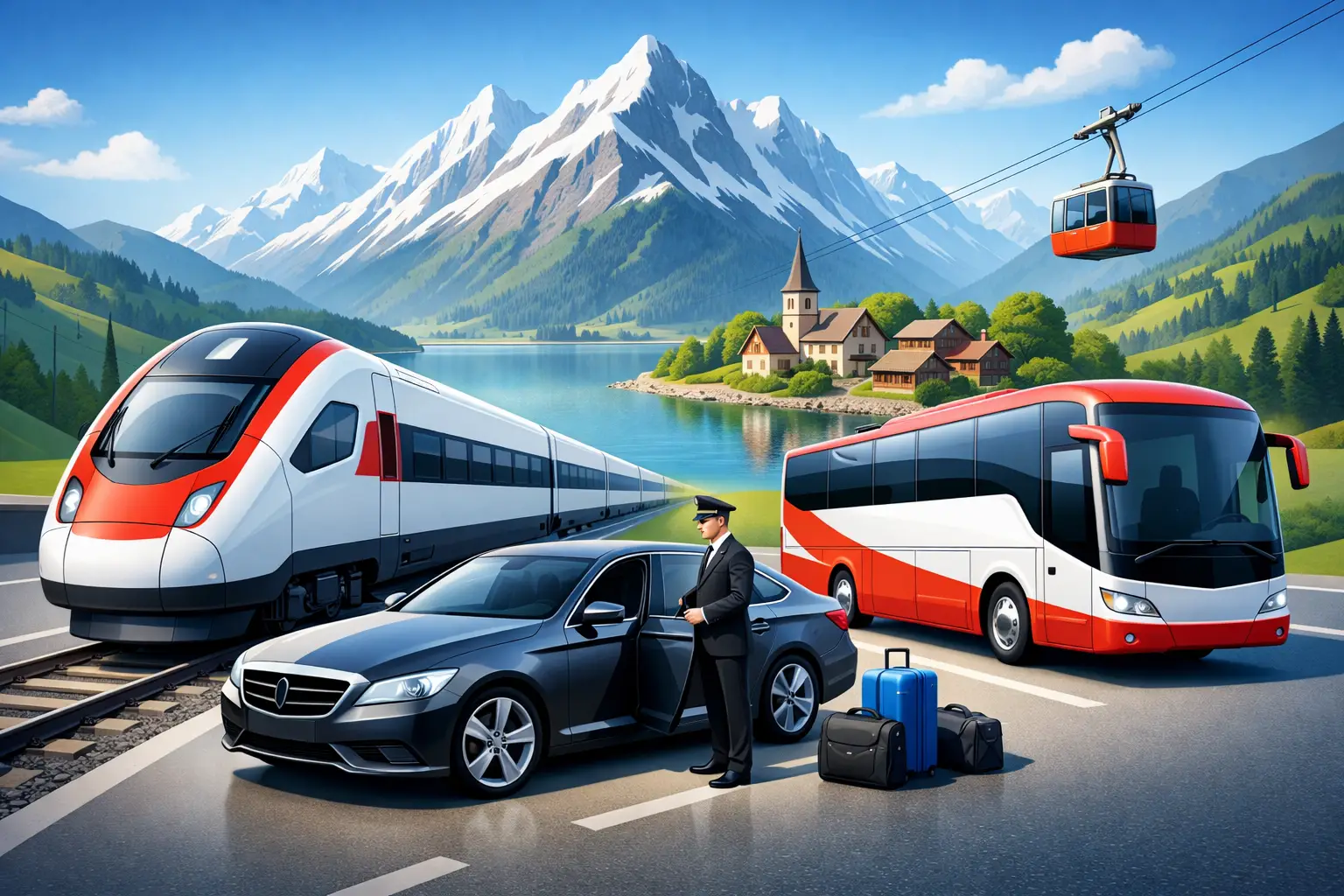 Intercity Transfer Switzerland: What to Expect