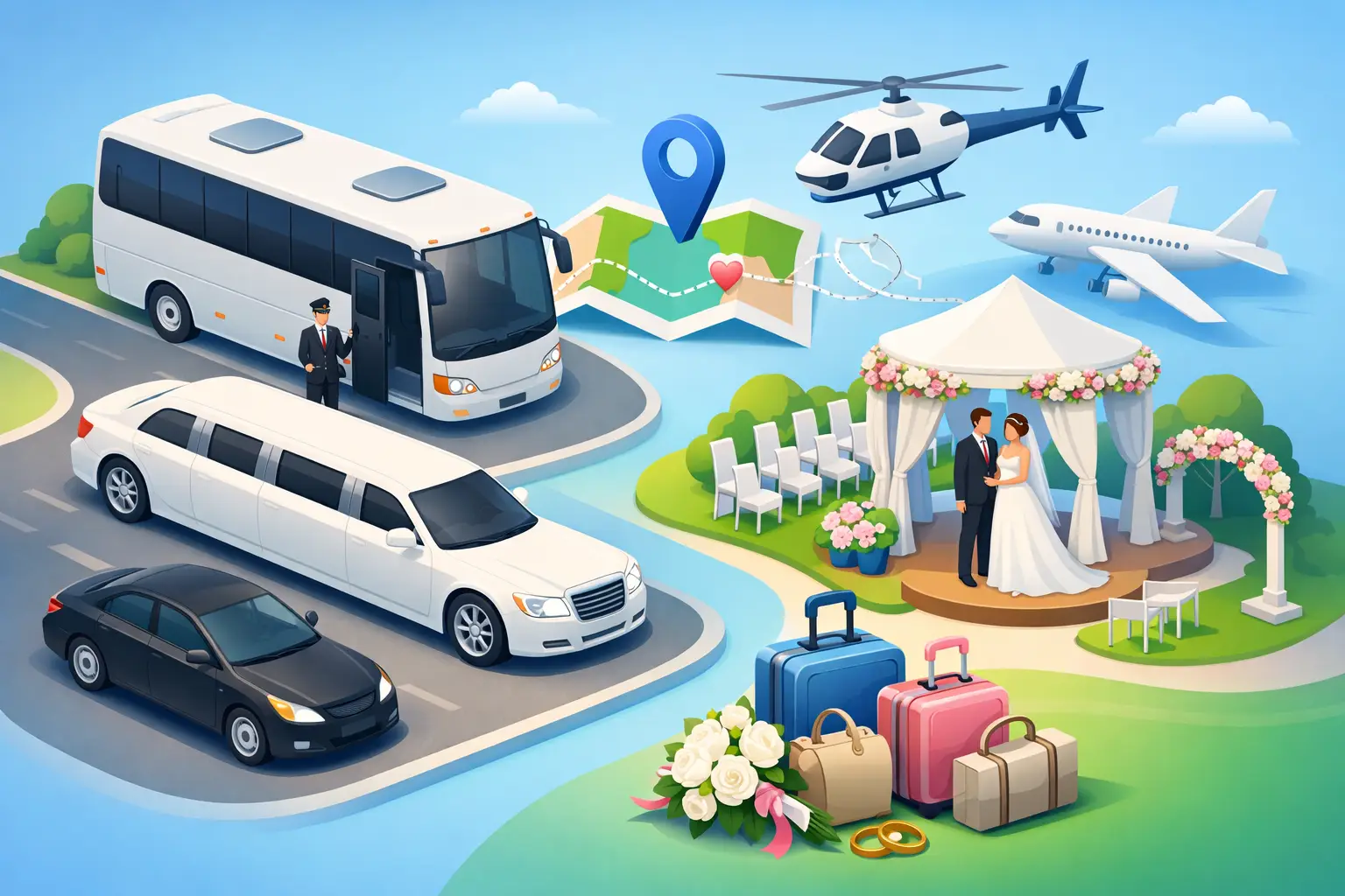 Guide to Wedding Guest Transportation