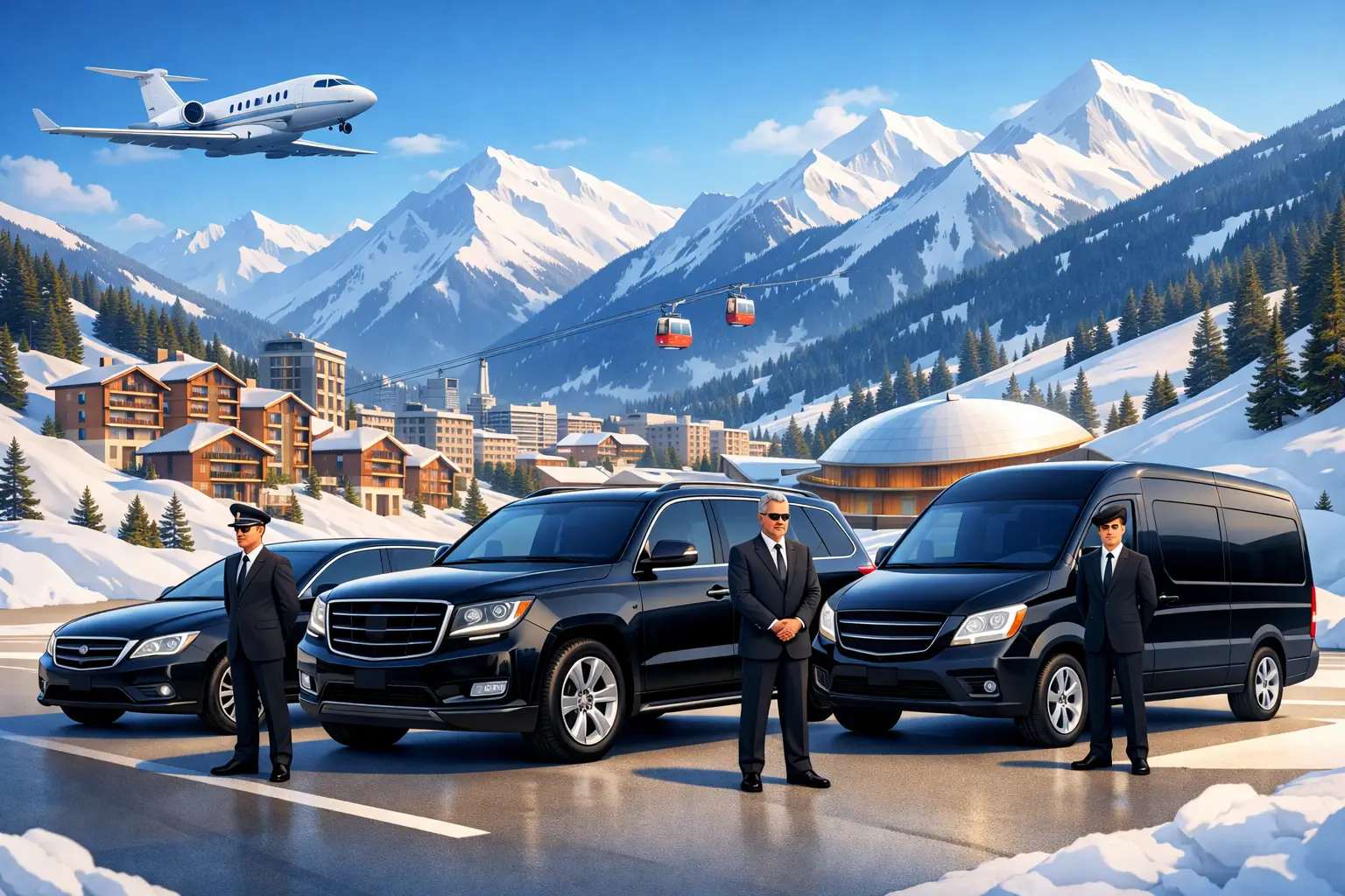 Booking a Fleet With Drivers for WEF in Davos