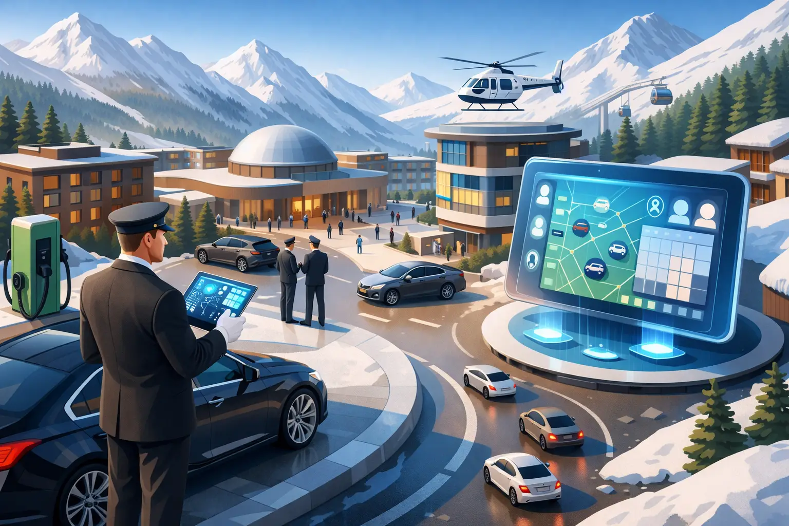 Davos WEF Challenge 2027 Chauffeur Planning