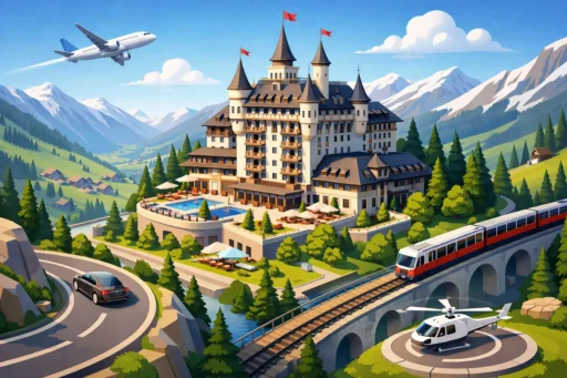 Hotel Palace Gstaad and How to Get There Easily
