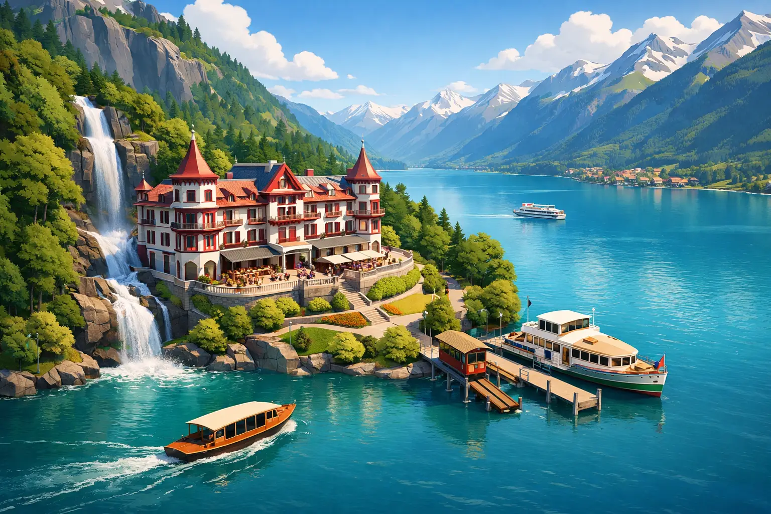 How to Visit Hotel Giessbach in Brienz