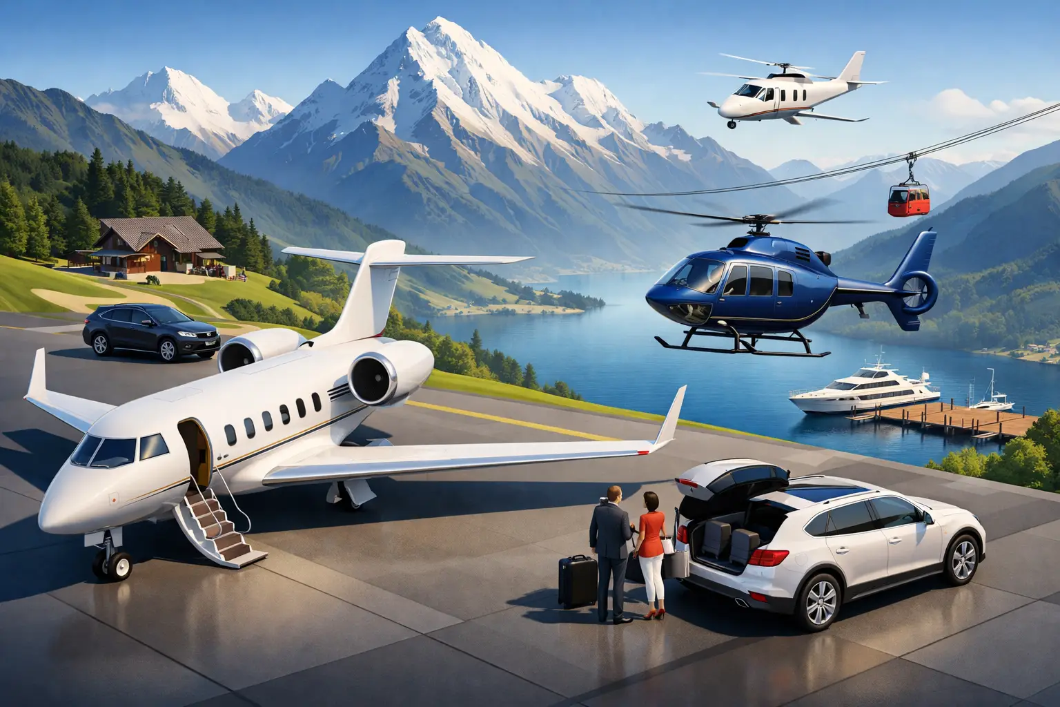Private Aviation Transfer Trends for Swiss Travel