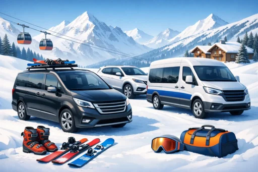 Ski Transfer Vehicles for Alpine Comfort
